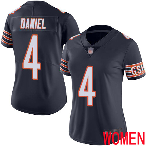Chicago Bears Limited Navy Blue Women Chase Daniel Home Jersey NFL Football #4 Vapor Untouchable->youth nfl jersey->Youth Jersey